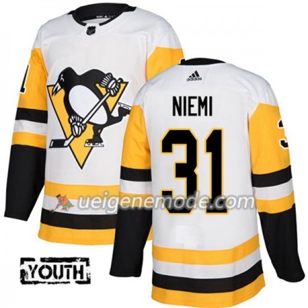 Kinder Eishockey Pittsburgh Penguins Trikot Antti Niemi 31 Adidas 2017-2018 Weiß Authentic